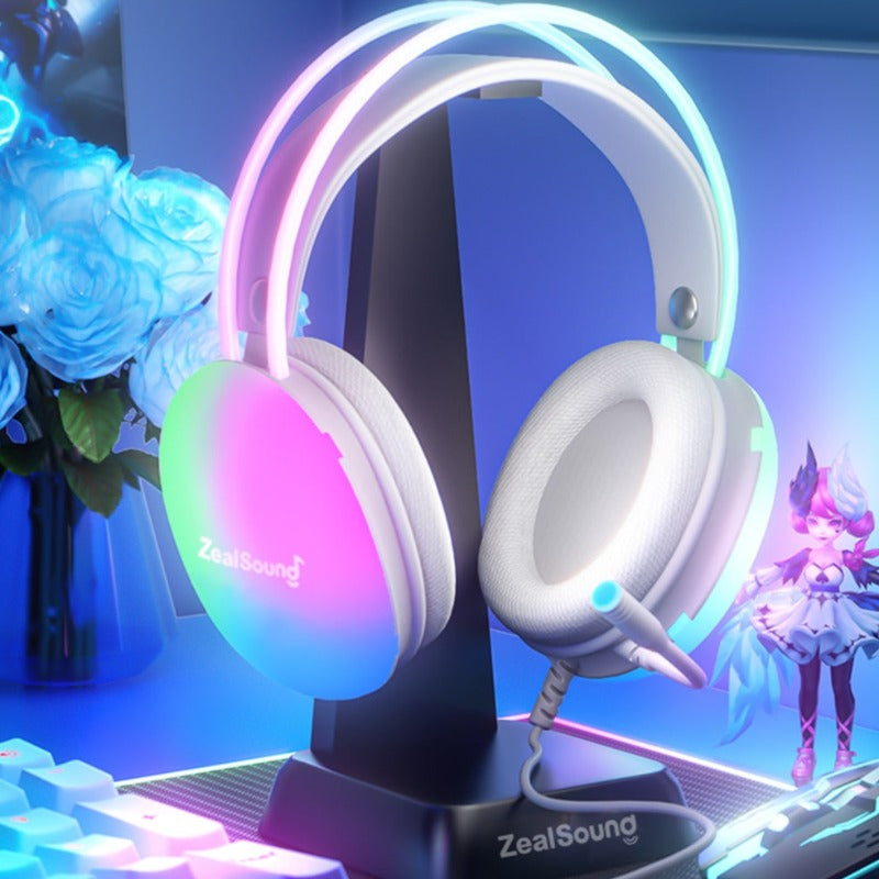 Auriculares Zealsound S600 RGB USB para PC/PS4/PS5