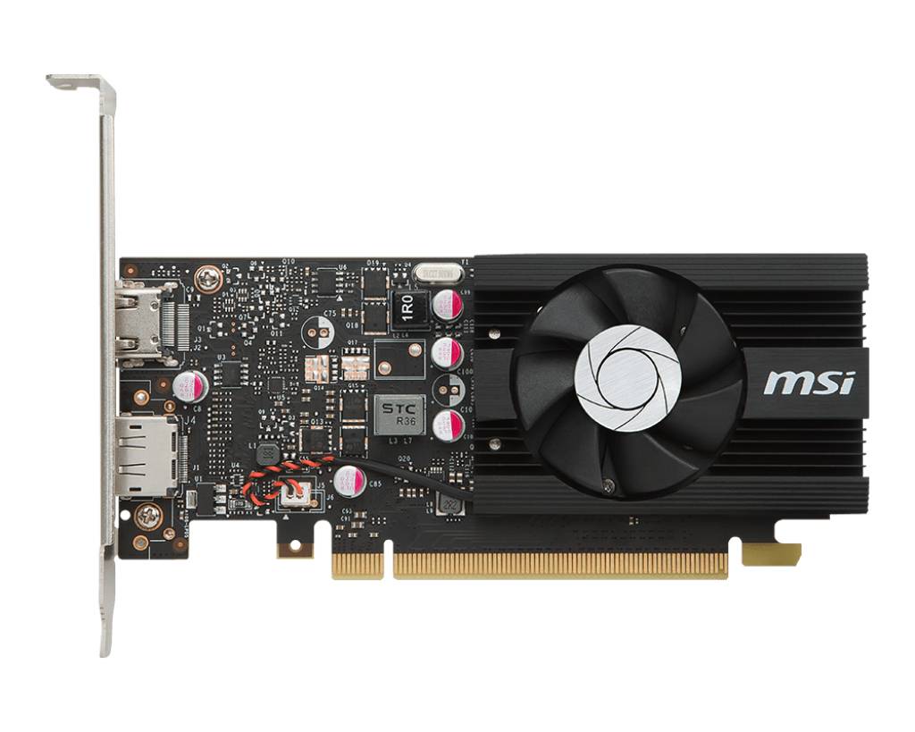 Tarjeta de Video MSI GeForce GT 1030 2G LP OC 2GB 64-Bit GDDR5 PCI-E 3.0 x16 (uses x4), Low Profile