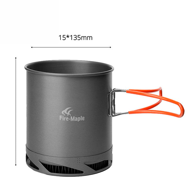 Olla intercambiadora de calor Fire Maple FMC-XK6 1L Naranja