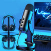Microfono Condensador Profesional Zealsound USB Azul
