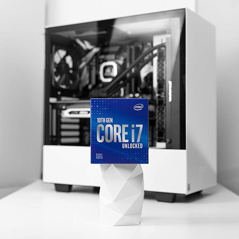 Procesador Intel Core i7-10700KF 3,8 GHz 8 Core 16 hilos 125W LGA 1200 sin Refrigeración