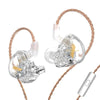 Audífonos KZ EDX In Ear Crystal Color 1DD HIFI Bass Con micrófono Transparente