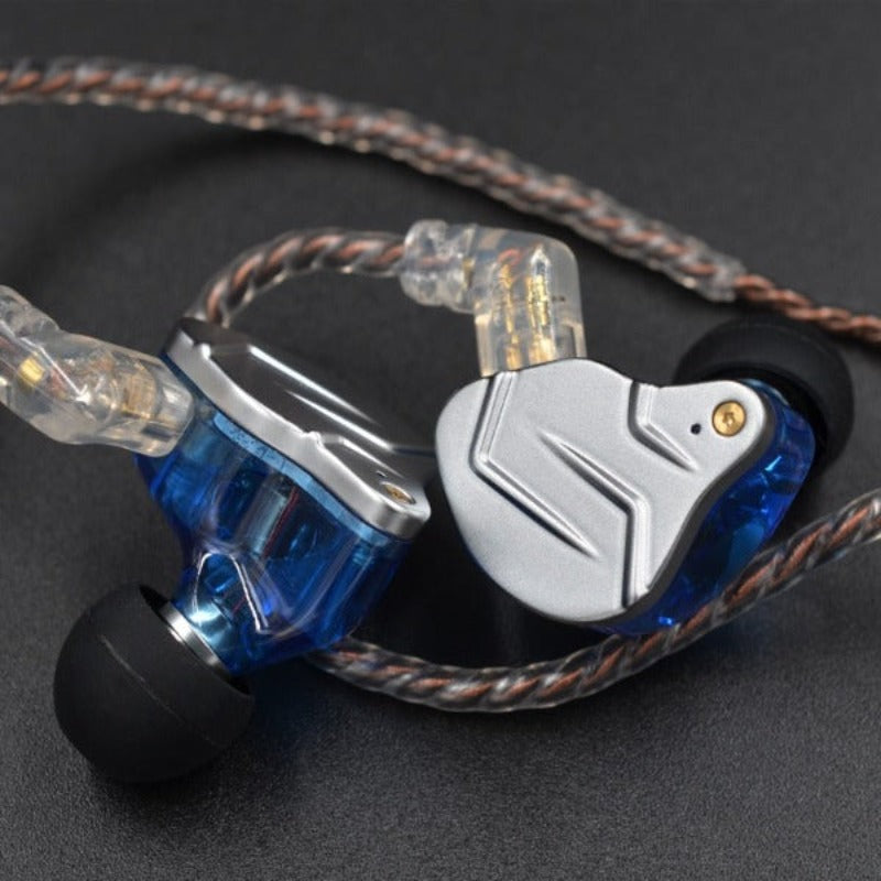 Audifonos KZ ZSN Pro In Ear Earphones 1BA+1DD Tecnología híbrida - ABKIAS