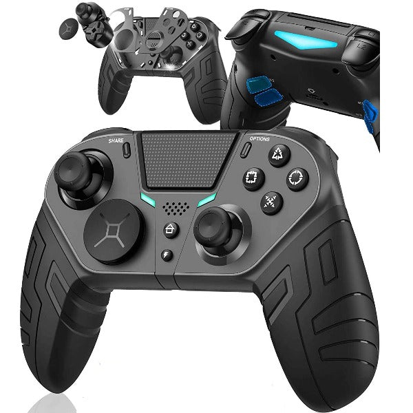 Control inalámbrico PS4/PC Elite Personalizable Negro - ABKIAS