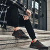 Zapatillas para Hombre Street Lace-up Negro Rojo - ABKIAS