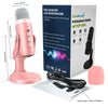 Microfono Condensador Profesional Zealsound USB Rosa