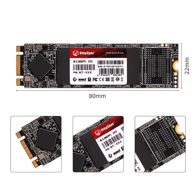 SSD King Spec M.2 SATA 2280 NGFF 256GB