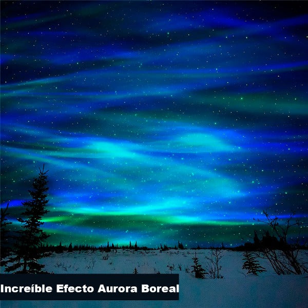 Proyector Aurora Boreal y Estrellas Aurora Star Lights Negro – ABKIAS
