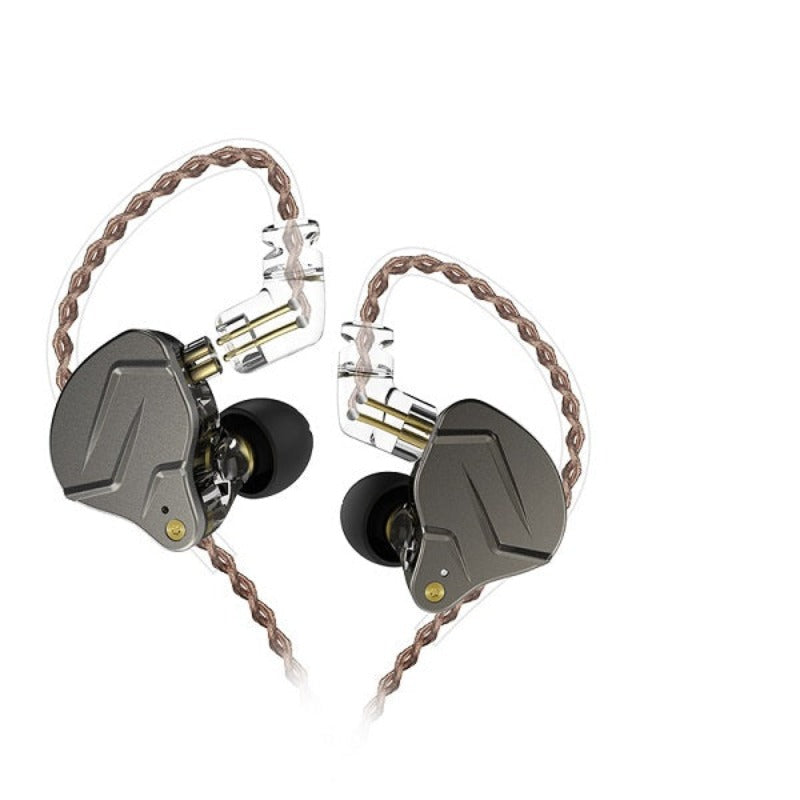 Audifonos KZ ZSN Pro In Ear Earphones 1BA+1DD Tecnología híbrida Sin Micrófono - ABKIAS